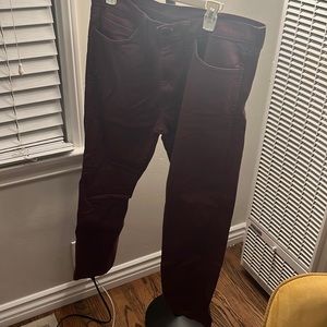 Maroon 508 Levi’s Size 34/30. Excellent condition
